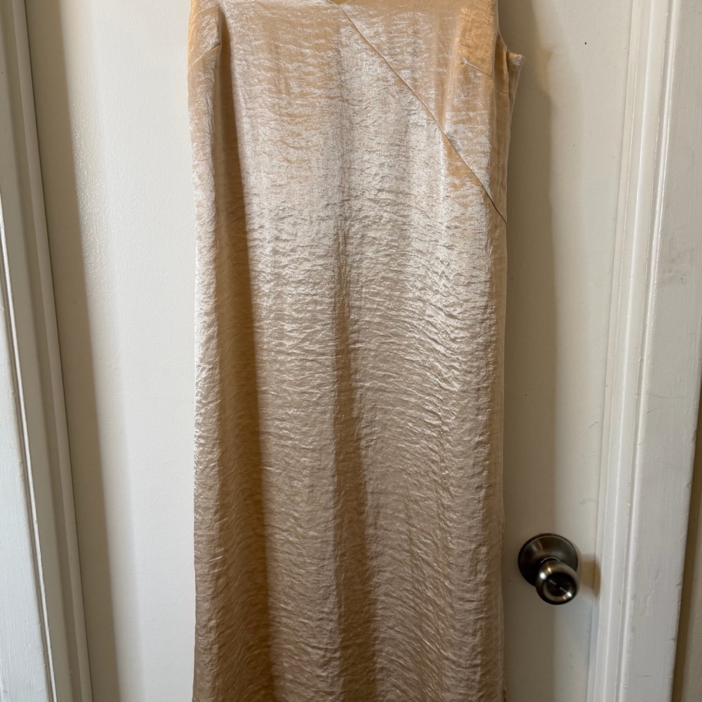H&M Elegant Champagne Maxi Dress